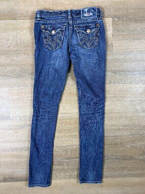Mek Denim New Oaxaca Medium Wash Cigarette Skinny Jeans | Size 26x34